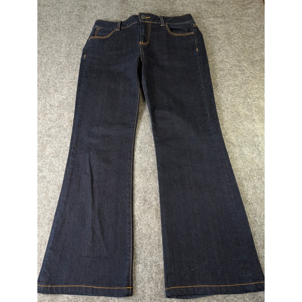 Signature by Levi Strauss Women's Boot Cut Jeans - Dark Blue Size 8P/29